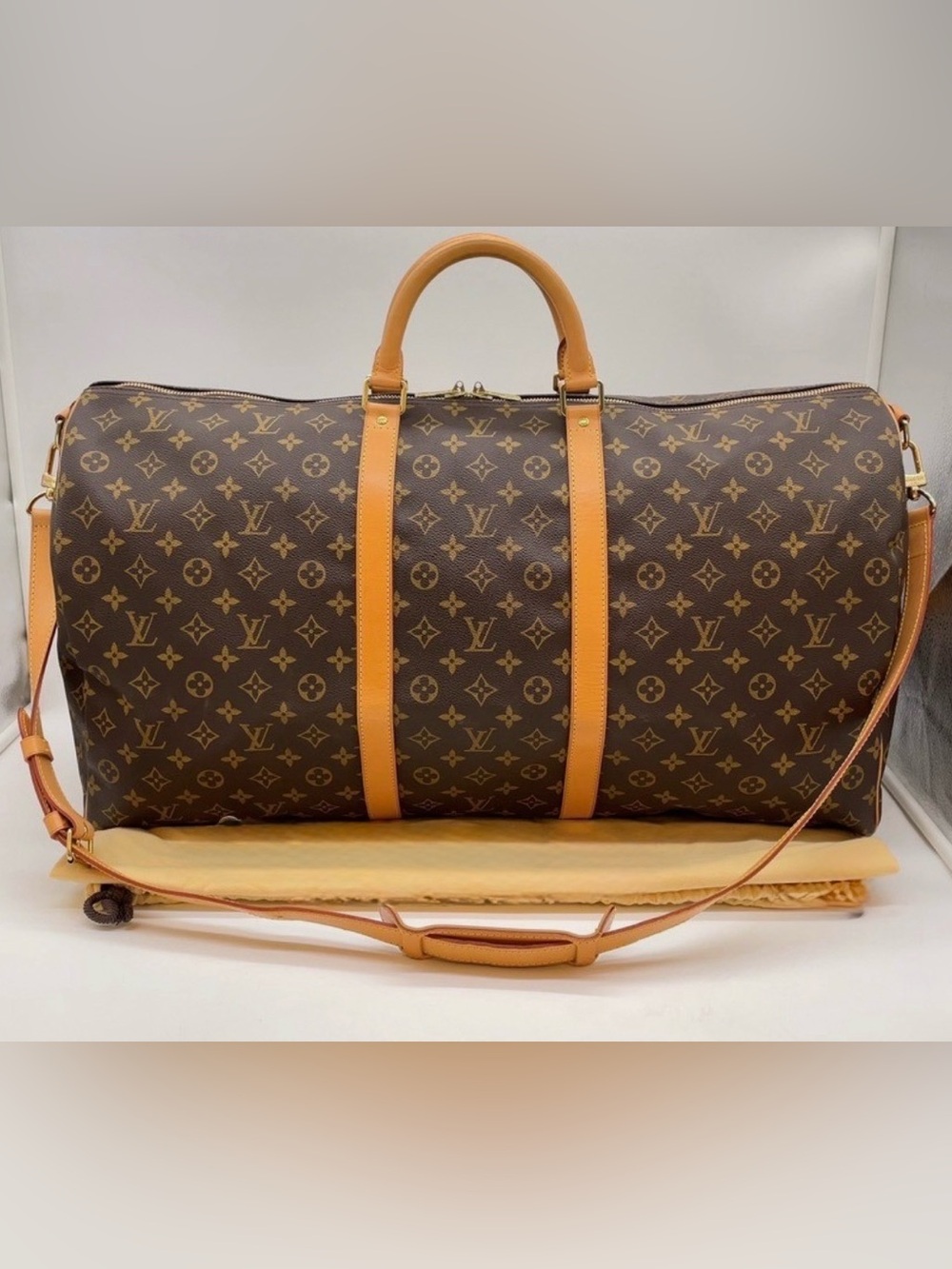 Louis Vuitton Keepall “MALLETIER” Bandouliere 60 Monogram VINTAGE 1983 🌟